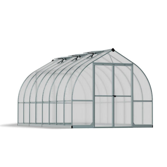 Bella Polycarbonate Greenhouse 8 x 16 ft. | Palram-Canopia-Delightful Yard