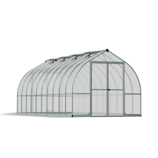 Bella Polycarbonate Greenhouse 8 x 20 ft. | Palram-Canopia-Delightful Yard