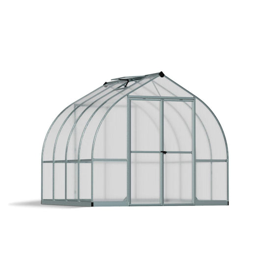 Bella Polycarbonate Greenhouse 8 x 8 ft. | Palram-Canopia-Delightful Yard