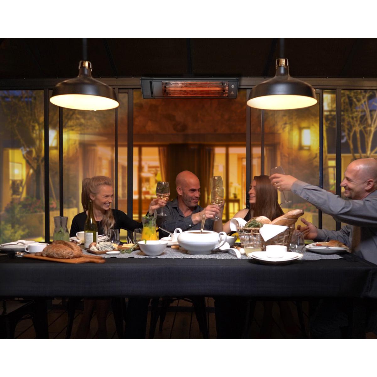 Carbon Fiber IR Outdoor Heater | Palram-Canopia-Delightful Yard