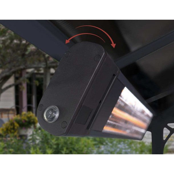 Carbon Fiber IR Outdoor Heater | Palram-Canopia-Delightful Yard