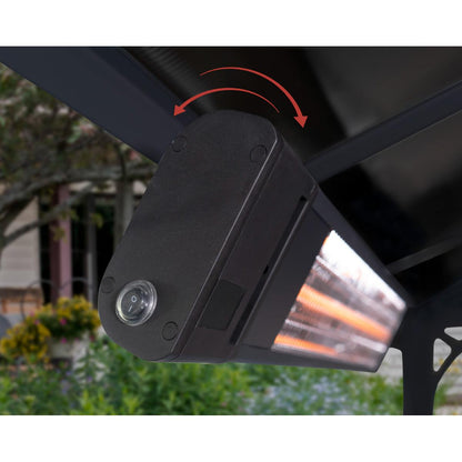 Carbon Fiber IR Outdoor Heater | Palram-Canopia-Delightful Yard
