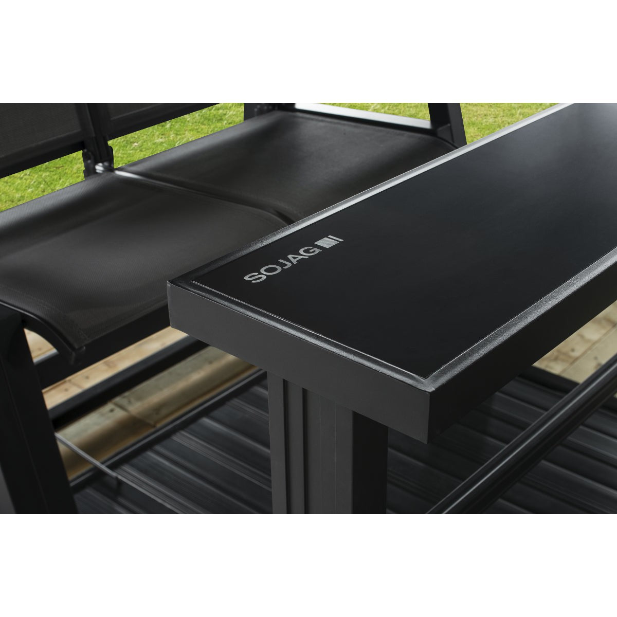 Carleton 4-Seater Garden Glider Swing 4 x 7 x 6 ft | Sojag-Delightful Yard