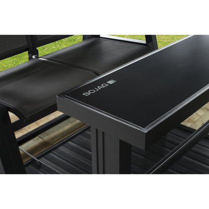 Carleton 4-Seater Garden Glider Swing 4 x 7 x 6 ft | Sojag-Delightful Yard