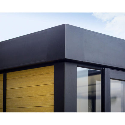 Copenhagen 9 x 11 ft. Garden Office Studio Solarium Kit | Palram-Canopia-Delightful Yard