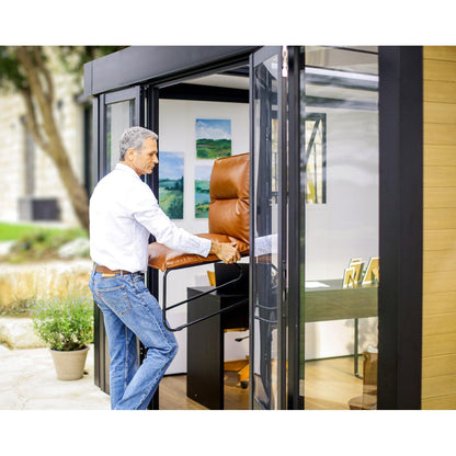 Copenhagen 9 x 11 ft. Garden Office Studio Solarium Kit | Palram-Canopia-Delightful Yard