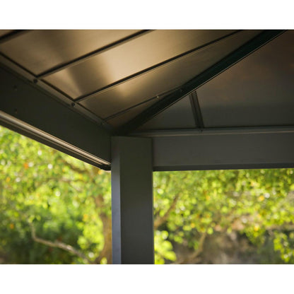Dallas Aluminum Gazebo 14 x 20 ft. | Palram-Canopia-Delightful Yard