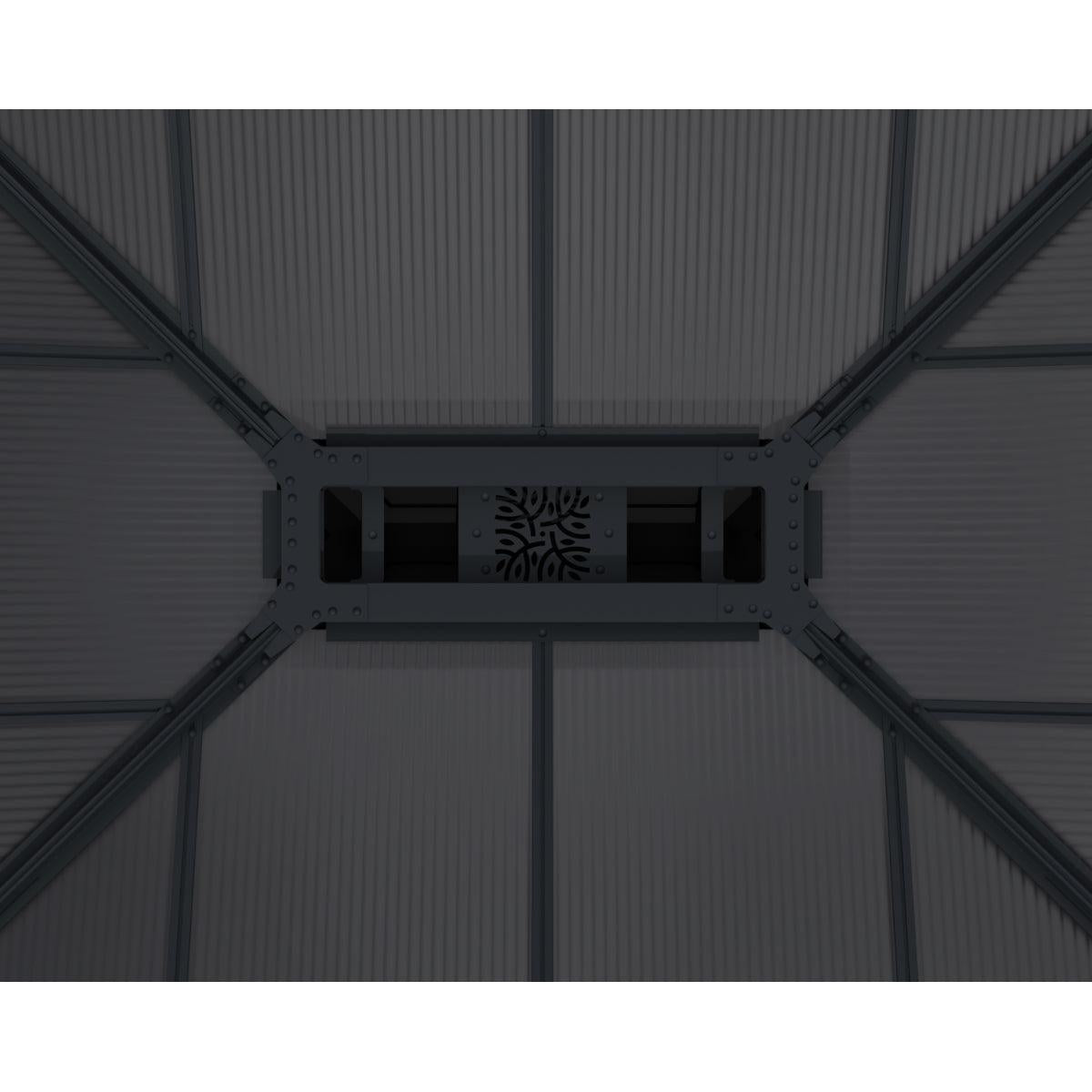 Dallas Aluminum Gazebo 14 x 20 ft. | Palram-Canopia-Delightful Yard