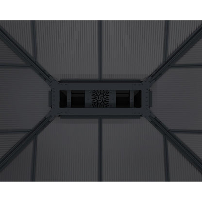 Dallas Aluminum Gazebo 14 x 20 ft. | Palram-Canopia-Delightful Yard