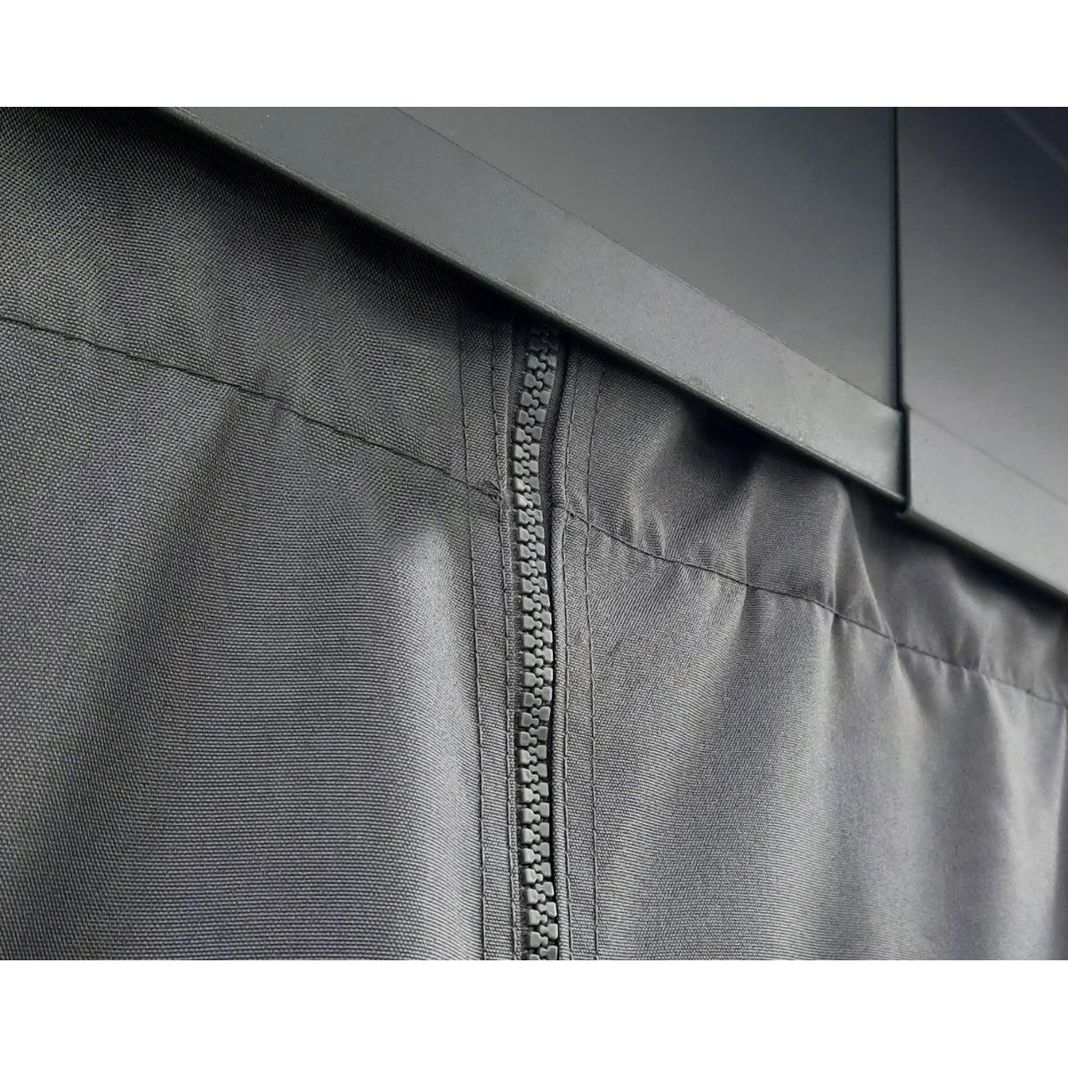 Dallas Gazebo Curtain Set 14 x 20 ft | Palram-Canopia-Delightful Yard