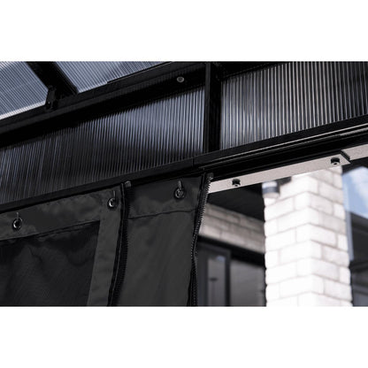 Diani Steel Polycarbonate Gazebo 10 x 12 ft | Sojag-Delightful Yard