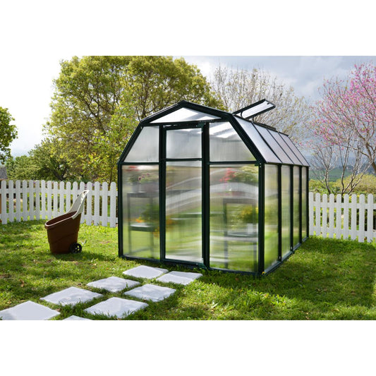 Eco Grow Polycarbonate Greenhouse 6 x 8 ft. | Rion by Palram-Canopia-Delightful Yard