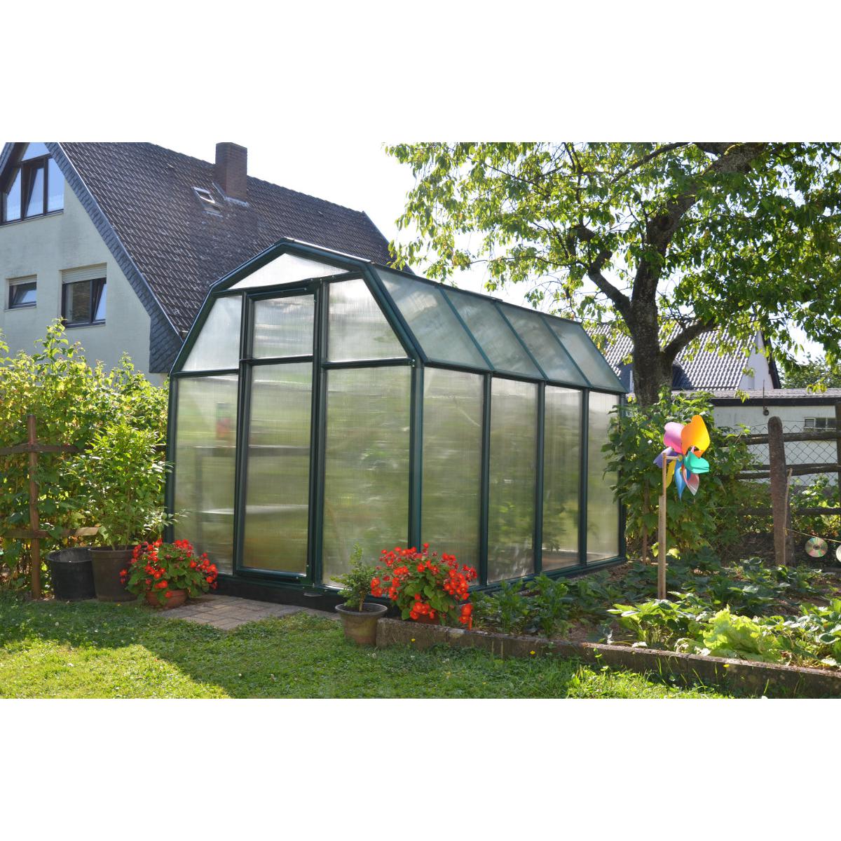 Eco Grow Polycarbonate Greenhouse 6 x 8 ft. | Rion by Palram-Canopia-Delightful Yard