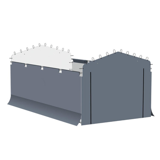 Enclosure Kit for Arrow Carport, 10 ft. x 15 ft.-Delightful Yard