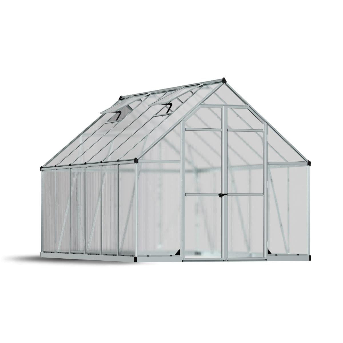 Essence Polycarbonate Greenhouse 8 x 12 ft. | Palram-Canopia-Delightful Yard