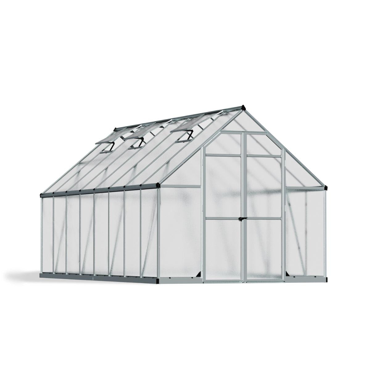 Essence Polycarbonate Greenhouse 8 x 16 ft. | Palram-Canopia-Delightful Yard