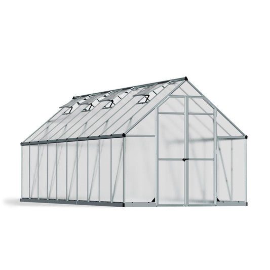 Essence Polycarbonate Greenhouse 8 x 20 ft. | Palram-Canopia-Delightful Yard