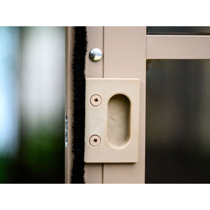 Florence Aluminum Wall Mounted Sunroom Metal Roof 10 x 12 ft. | Gazebo PenGuin-Delightful Yard