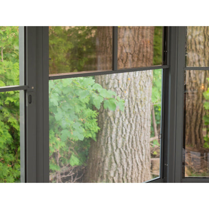 Florence Aluminum Wall Mounted Sunroom PC Roof 10 x 16 ft. | Gazebo PenGuin-Delightful Yard