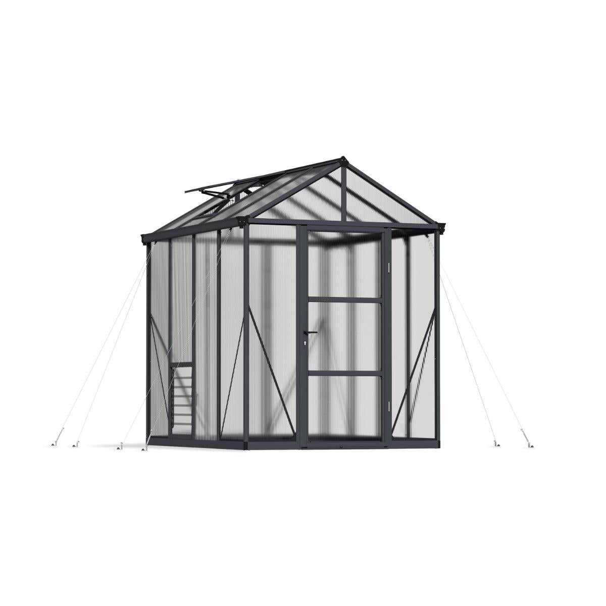 Glory Deluxe Polycarbonate Greenhouse 6 x 8 ft. | Palram-Canopia-Delightful Yard