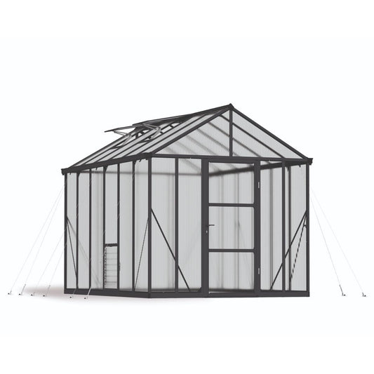 Glory Deluxe Polycarbonate Greenhouse 8 x 12 ft. | Palram-Canopia-Delightful Yard