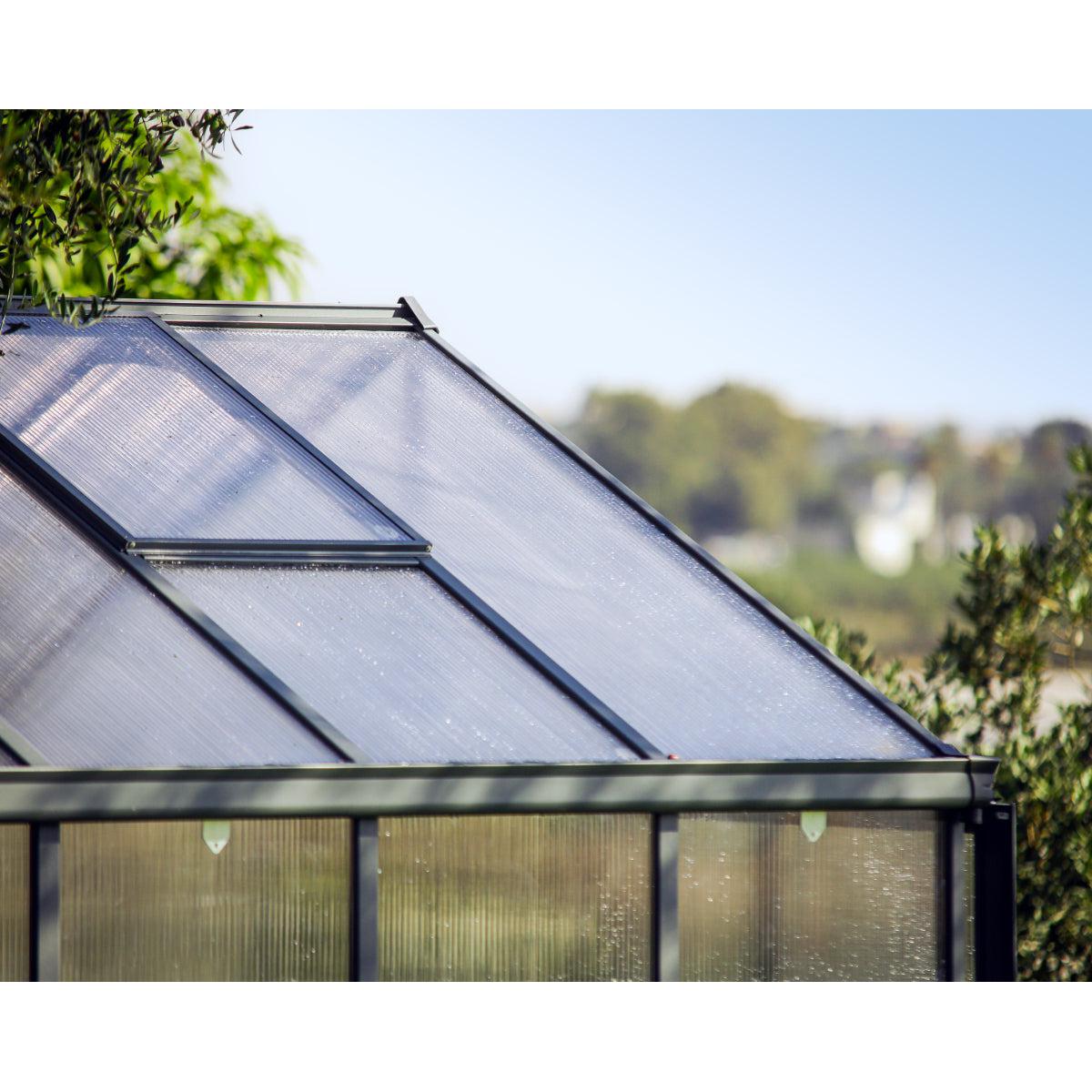 Glory Deluxe Polycarbonate Greenhouse 8 x 20 ft. | Palram-Canopia-Delightful Yard