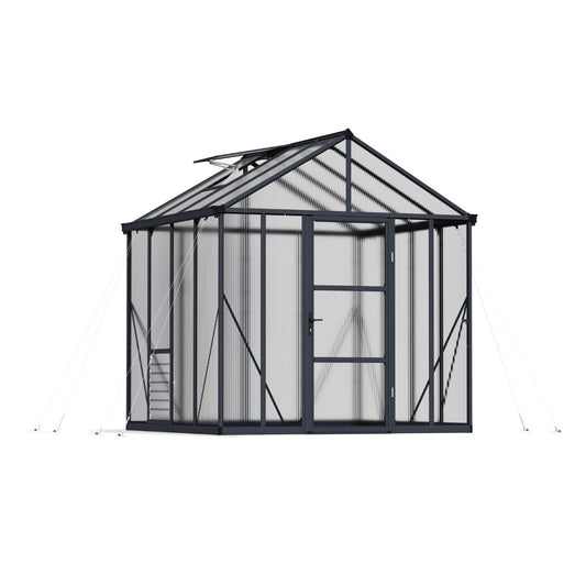 Glory Deluxe Polycarbonate Greenhouse 8 x 8 ft. | Palram-Canopia-Delightful Yard