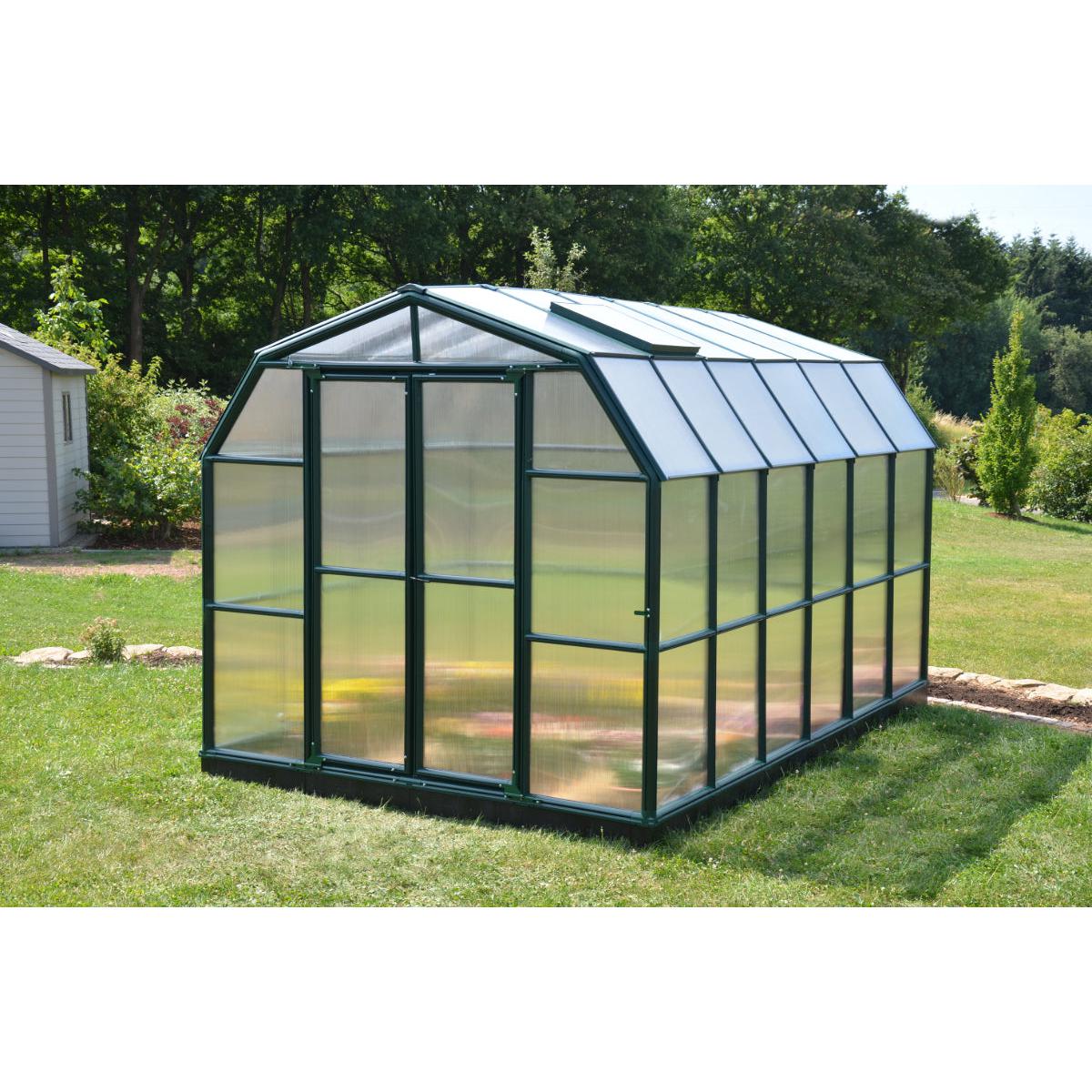 Grand Gardener Polycarbonate Greenhouse 8 x 12 ft. | Rion by Palram-Canopia-Delightful Yard