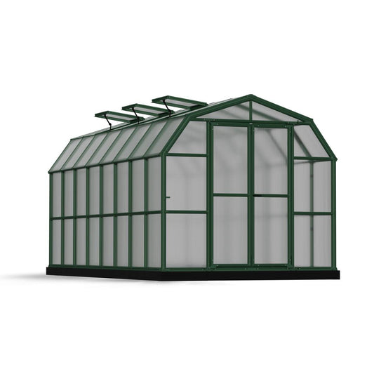 Grand Gardener Polycarbonate Greenhouse 8 x 16 ft. | Rion by Palram-Canopia-Delightful Yard