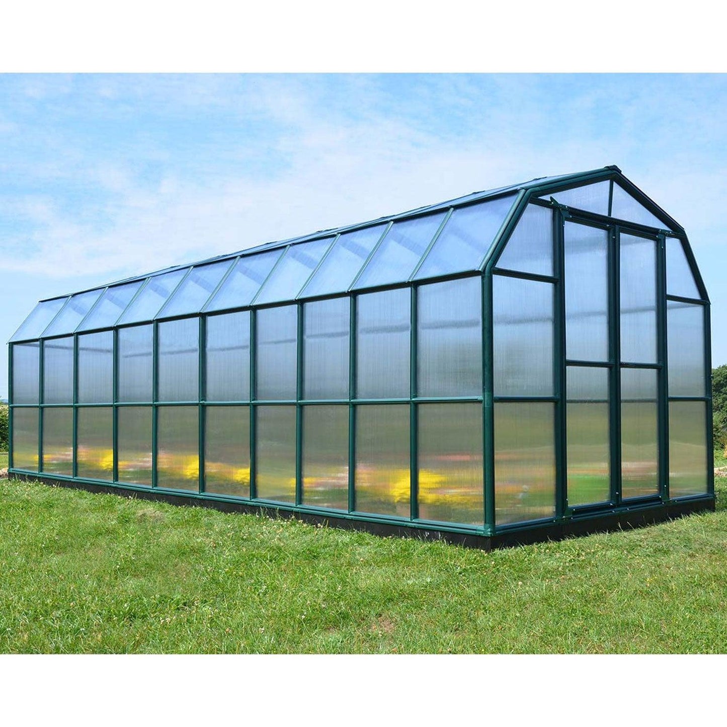 Rion Grand Gardener Greenhouse 8 x 20 ft. - Delightful Yard