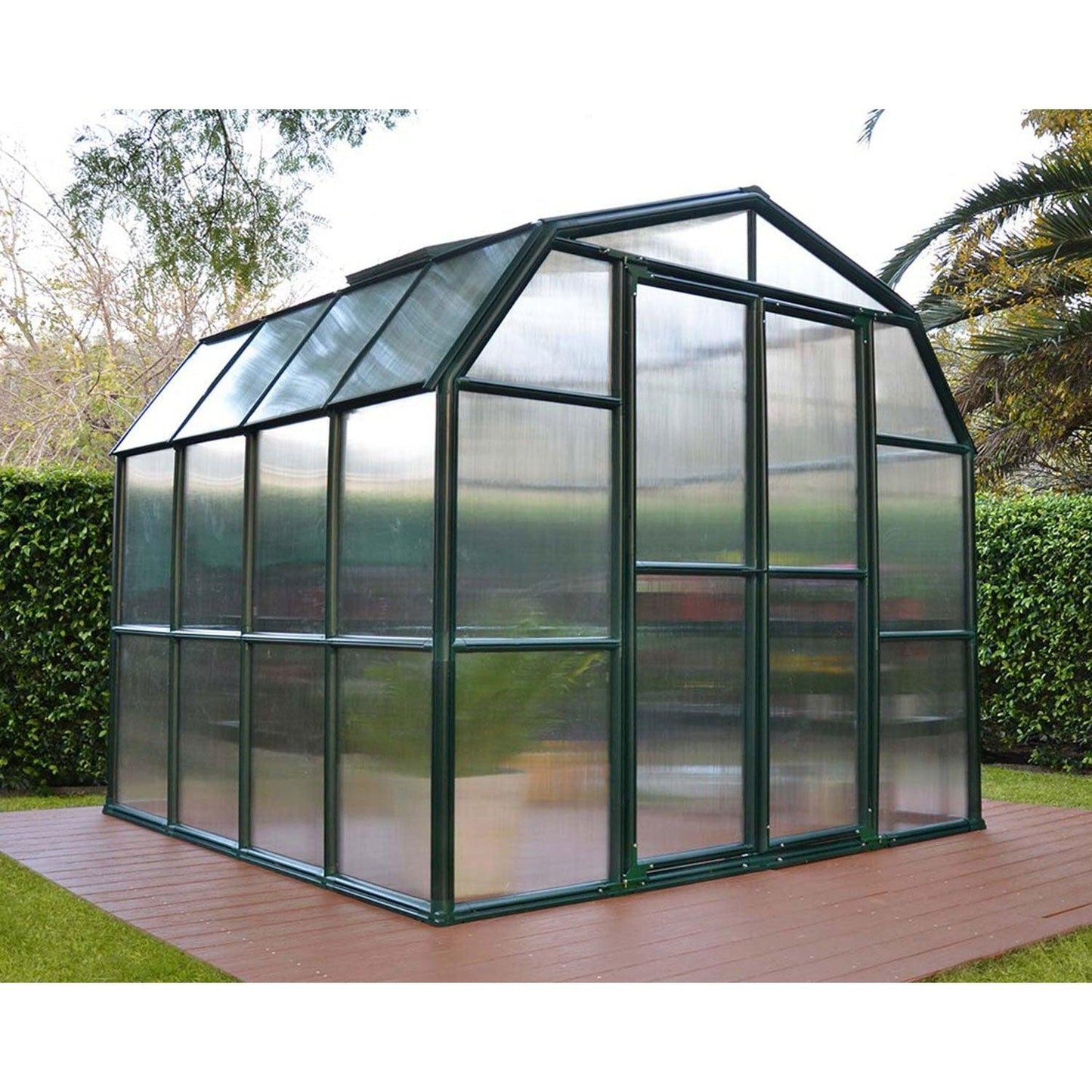 Rion Grand Gardener Greenhouse 8 x 8 ft. - Delightful Yard