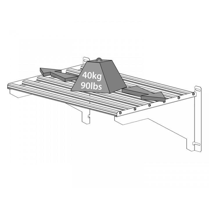 Greenhouse Heavy Duty Metal Shelf Kit 2 ft. | Palram-Canopia - Delightful Yard