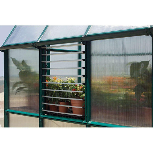 Rion Greenhouse Side Louver Window - Delightful Yard