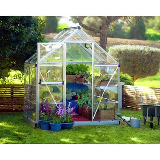 Harmony Polycarbonate Greenhouse 6 x 4 ft. | Palram-Canopia-Delightful Yard