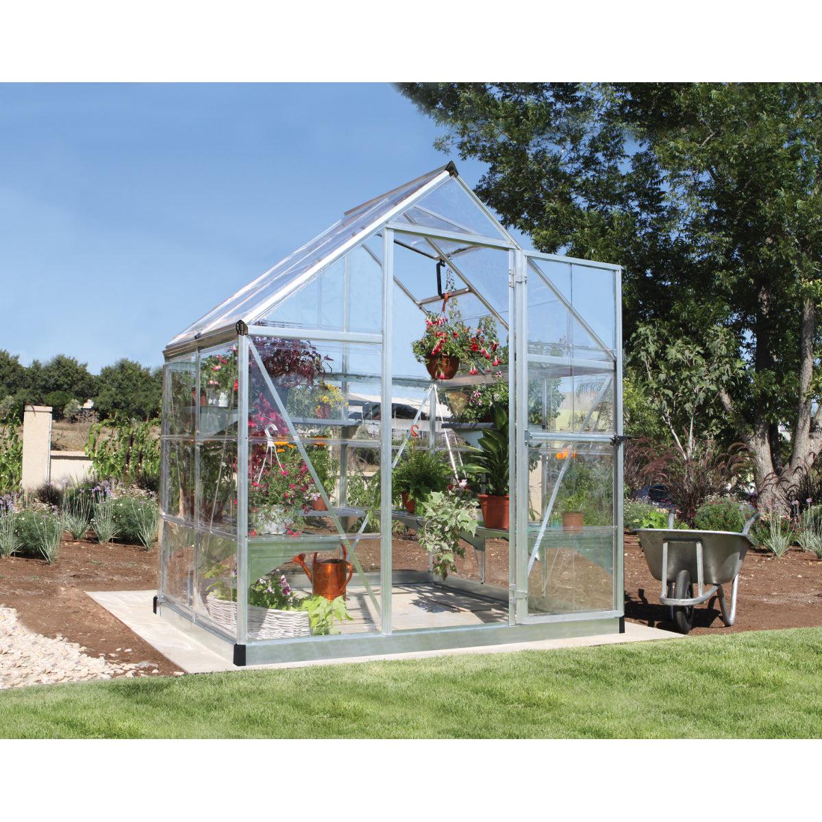 Harmony Polycarbonate Greenhouse 6 x 4 ft. | Palram-Canopia-Delightful Yard