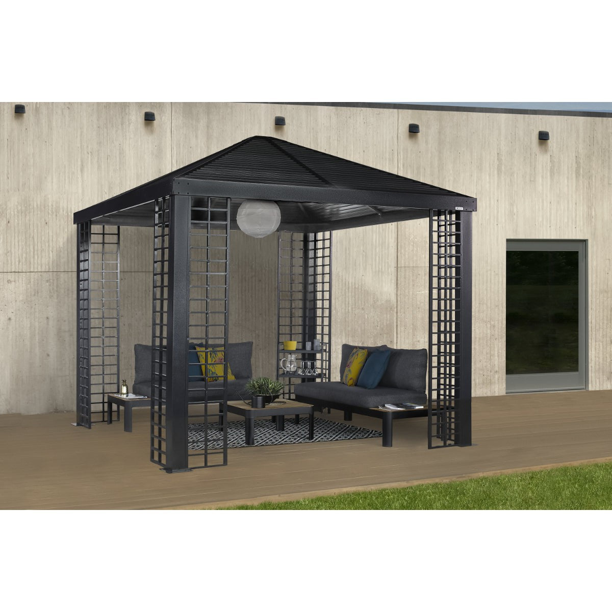 Havana Aluminum Gazebo 10 x 10 ft | Sojag-Delightful Yard