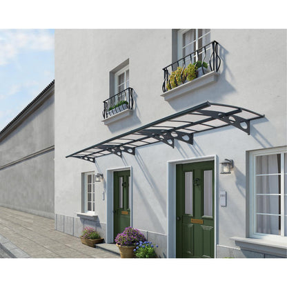 Herald Door Awning 7 x 5 ft. TwinWall Panel | Palram-Canopia-Delightful Yard