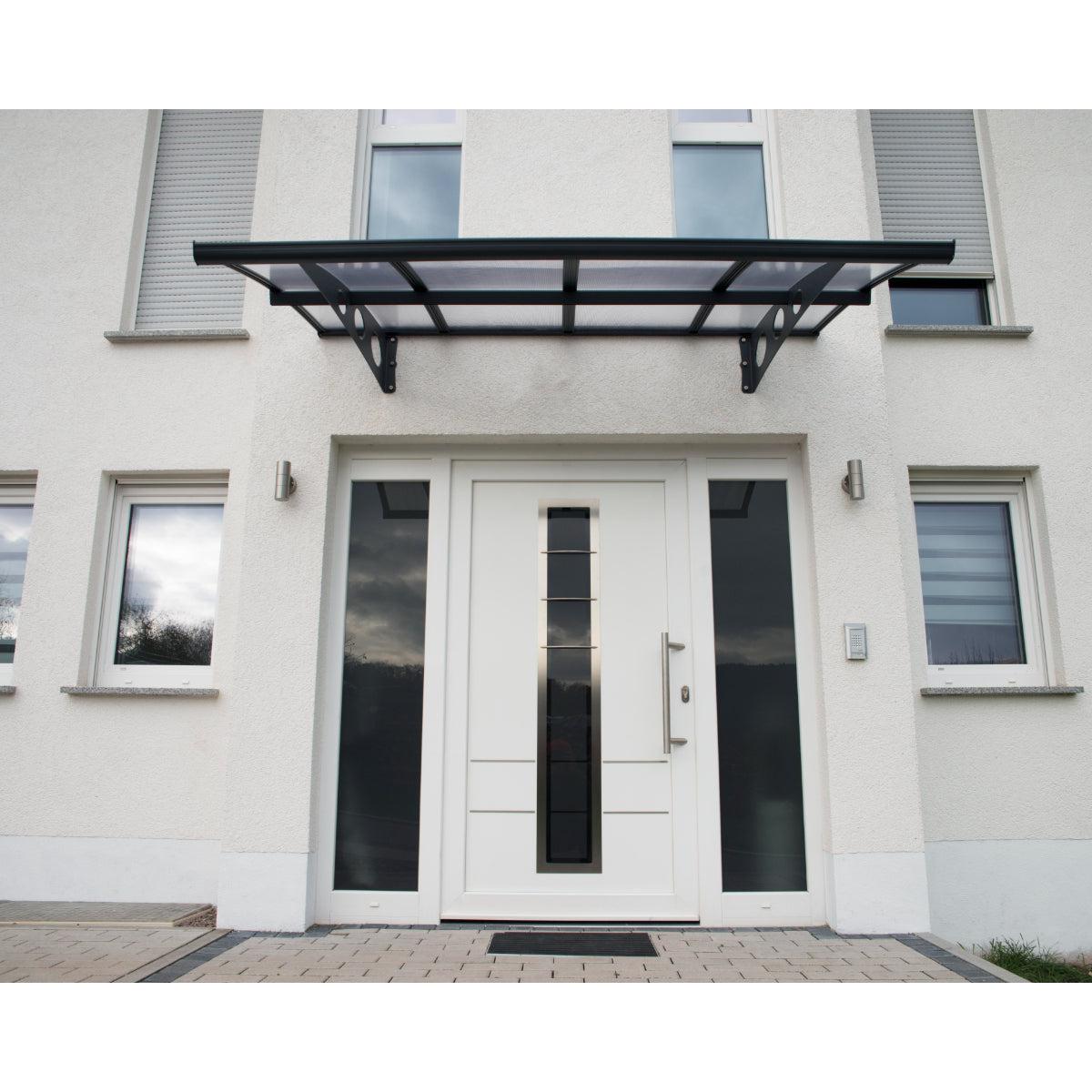 Herald Door Awning 7 x 5 ft. TwinWall Panel | Palram-Canopia-Delightful Yard