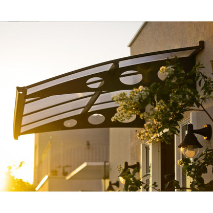 Herald Door Awning 7 x 5 ft. TwinWall Panel | Palram-Canopia-Delightful Yard
