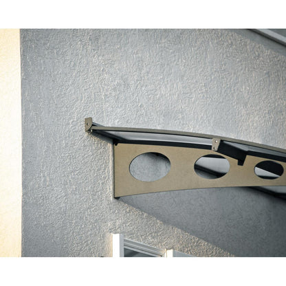 Herald Door Awning 7 x 5 ft. TwinWall Panel | Palram-Canopia-Delightful Yard