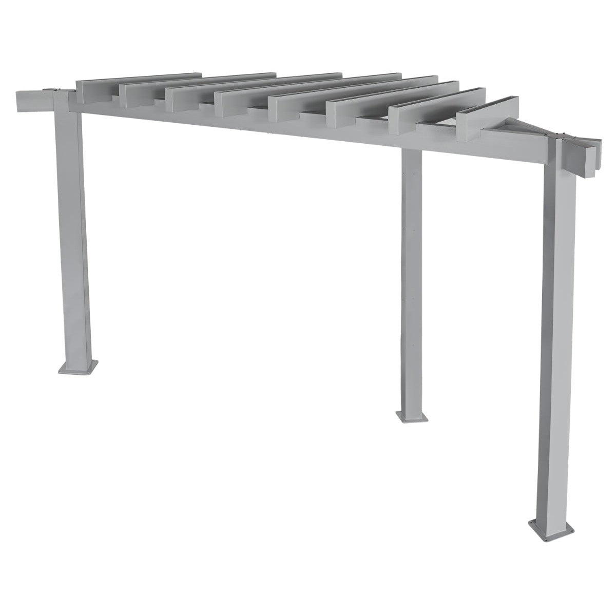 Lima 10 x 10 ft. Triangle Aluminum Pergola| Sojag-Delightful Yard
