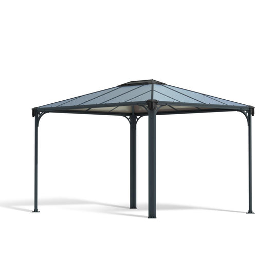 Martinique Aluminum Gazebo 10 x 12 ft. | Palram-Canopia-Delightful Yard