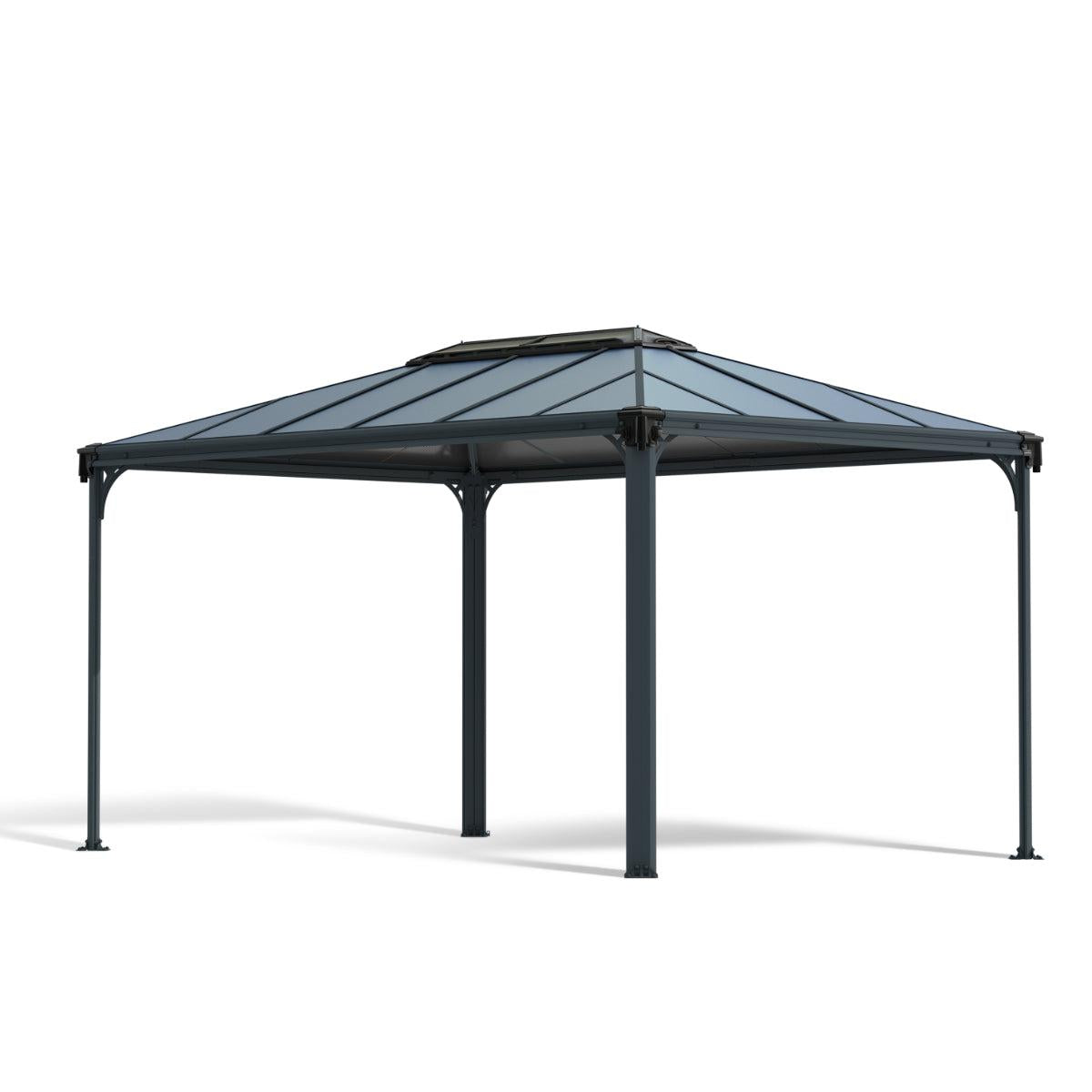 Martinique Aluminum Gazebo 10 x 14 ft. | Palram-Canopia-Delightful Yard