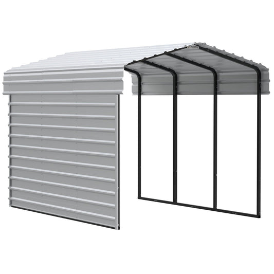 Matching Steel Enclosure Wall Panels for 7 ft. & 9 ft. tall Arrow Steel Carport-Delightful Yard