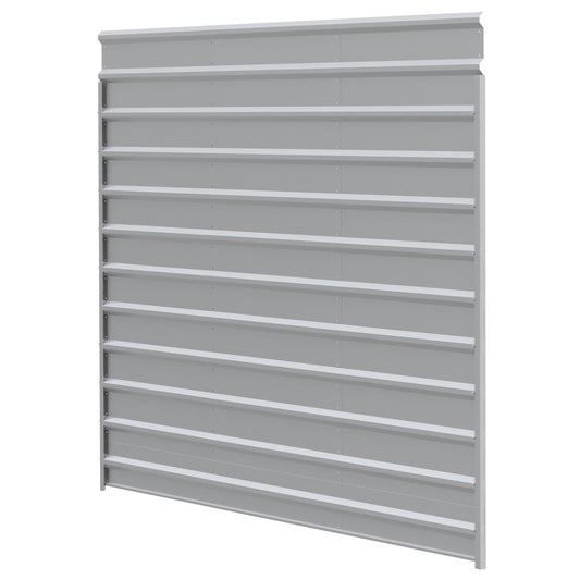 Matching Steel Enclosure Wall Panels for 7 ft. & 9 ft. tall Arrow Steel Carport-Delightful Yard