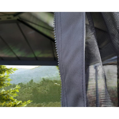 Dallas Gazebo Mosquito Netting Set 14 x 20 ft | Palram-Canopia-Delightful Yard