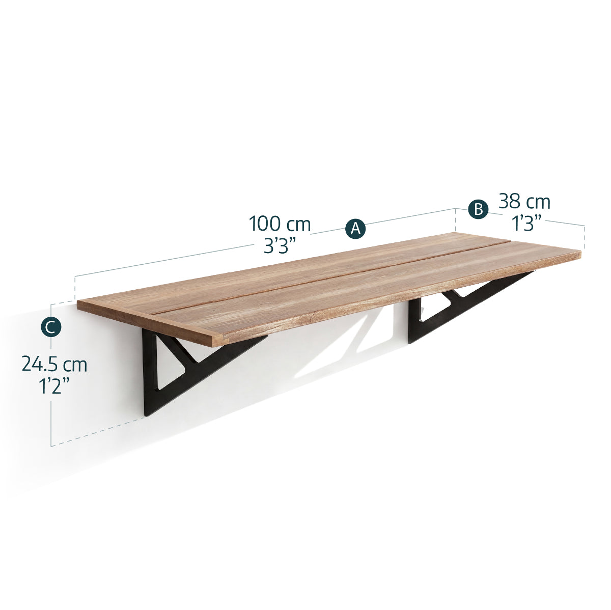 Natura Cedar Wood Greenhouse Shelf Kit | Palram-Canopia-Delightful Yard