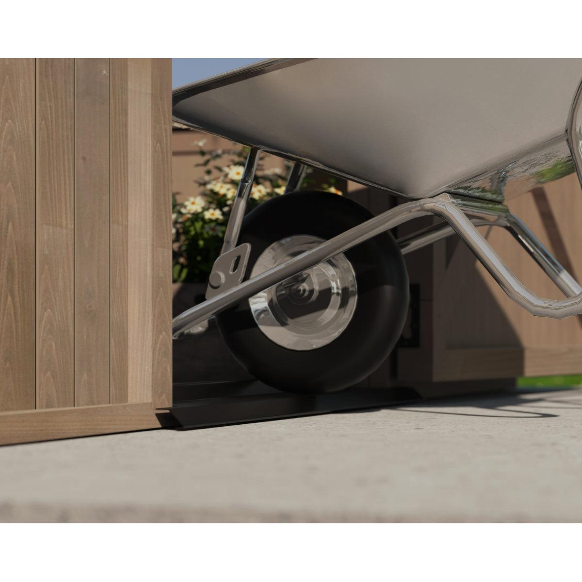 Natura Cedar Wood Polycarbonate Greenhouse 8 x 12 ft. | Palram-Canopia-Delightful Yard