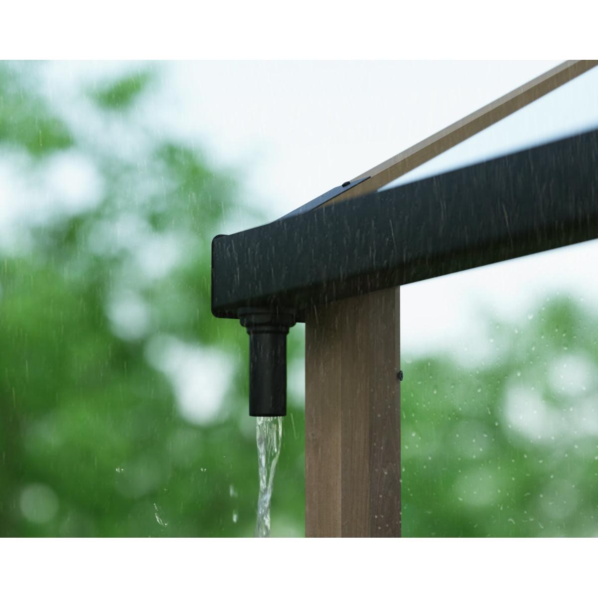 Natura Cedar Wood Polycarbonate Greenhouse 8 x 12 ft. | Palram-Canopia-Delightful Yard