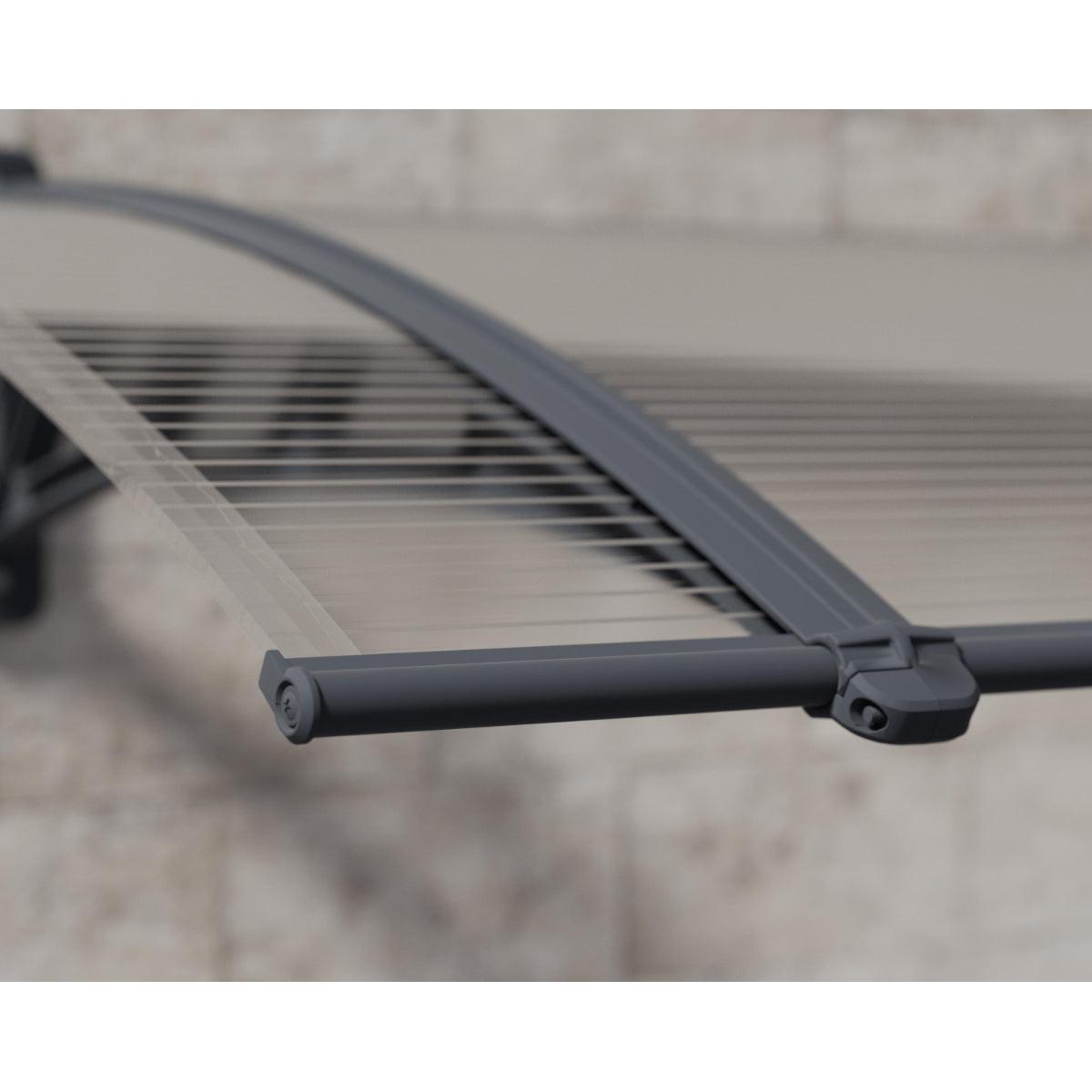 Neo Door Awning 4.5 x 2.8 ft TwinWall Panel | Palram-Canopia-Delightful Yard